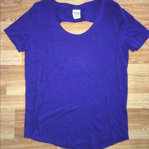 Open Back VS Pink shirt